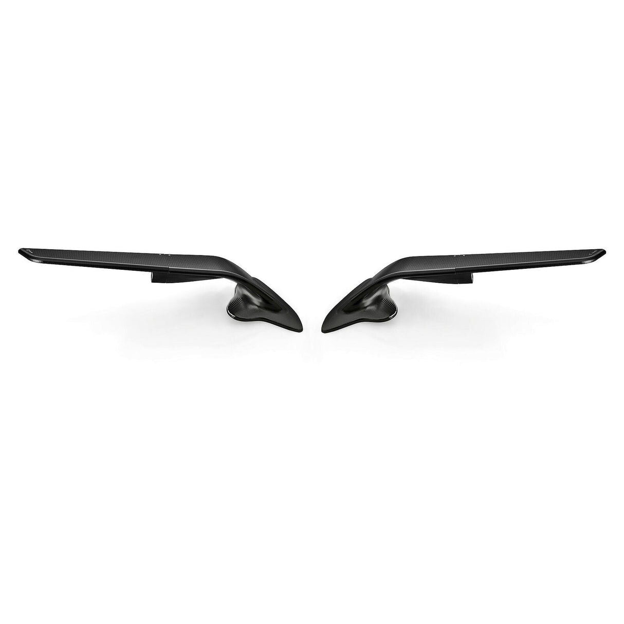 Rizoma Stealth Mirrors Black for Yamaha R6/R7 17-23