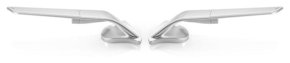 Rizoma Stealth Mirrors Silver for Ducati Panigale V2/V4/S 18-21