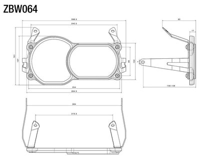 Rizoma Headlight Guard for BMW GS Models