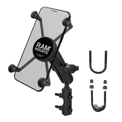 RAM X-Grip Large Phone Mount with Brake / Clutch Reservoir Base