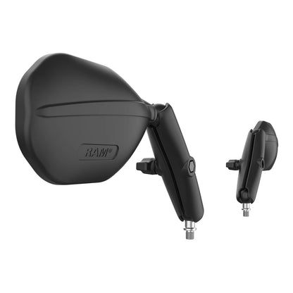 RAM Left & Right Tough-Mirror Kit with Long Arms + M10 X 1.25 Bases