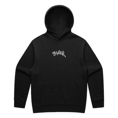 Shark Graff Relaxed Hoodie Black