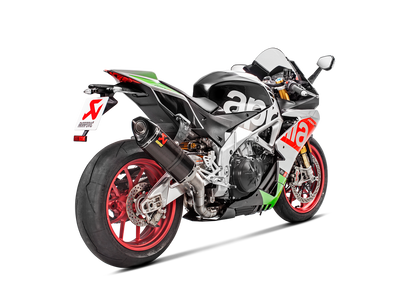 Akrapovic Evolution Line Carbon Exhaust System w/Carbon End Cap for Aprilia RSV4 15-20