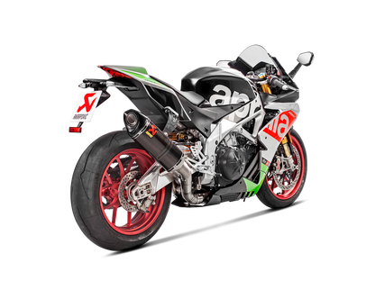 Akrapovic Evolution Line Carbon Exhaust System w/Carbon End Cap for Aprilia RSV4 15-20