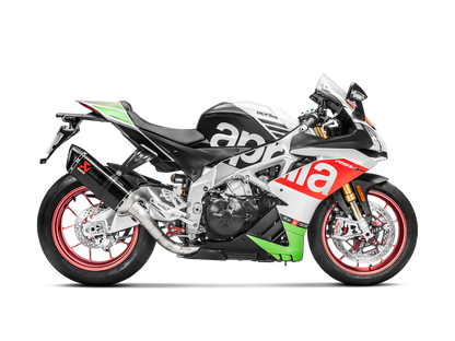 Akrapovic Evolution Line Carbon Exhaust System w/Carbon End Cap for Aprilia RSV4 15-20