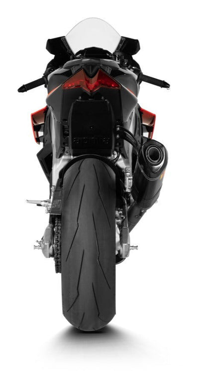 Akrapovic Evolution Line Carbon Exhaust System w/Carbon End Cap for Aprilia RSV4 21-Up Akrapovic