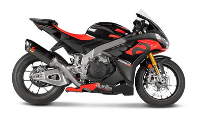 Akrapovic Evolution Line Carbon Exhaust System w/Carbon End Cap for Aprilia RSV4 21-Up Akrapovic