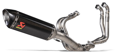 Akrapovic Evolution Line Carbon Exhaust System w/Carbon End Cap for Aprilia RSV4 21-Up Akrapovic