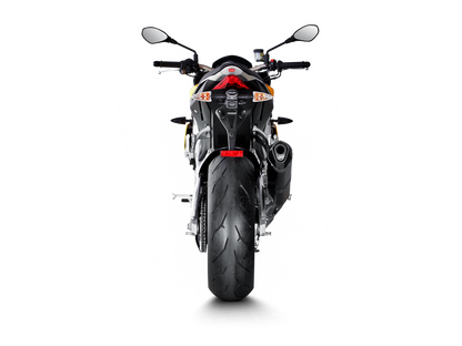 Akrapovic Slip-On Line Carbon Muffler System w/Carbon End Cap for Aprilia RSV4 09-14/Tuono V4 11-16 Akrapovic