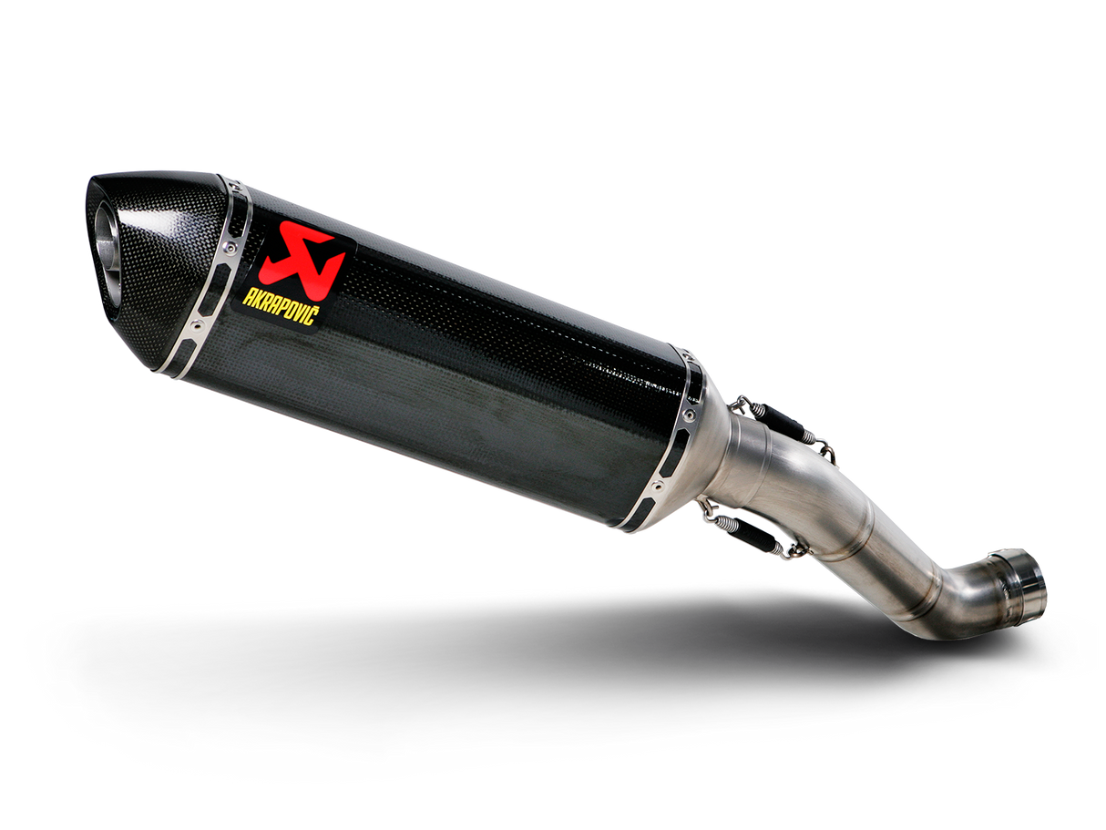 Akrapovic Slip-On Line Carbon Muffler System w/Carbon End Cap for Aprilia RSV4 09-14/Tuono V4 11-16 Akrapovic