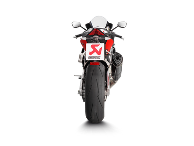 Akrapovic Slip-On Line Carbon Muffler System w/Carbon End Cap for Aprilia RSV4 15-16