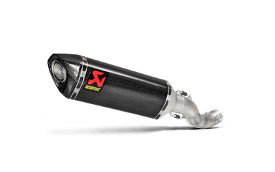 Akrapovic Slip-On Line Carbon Muffler System w/Carbon End Cap for Aprilia RSV4/Tuono V4 17-20 Akrapovic