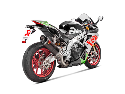 Akrapovic Slip-On Line Carbon Muffler System w/Carbon End Cap for Aprilia RSV4/Tuono V4 17-20 Akrapovic