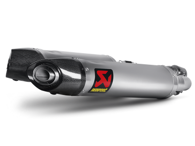 Akrapovic Slip-On Line Titanium Muffler System w/Carbon End Cap for Aprilia Shiver 750/GT 10-16 Akrapovic