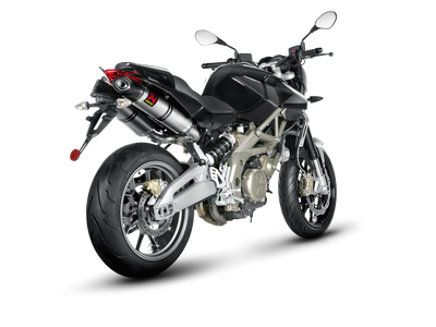 Akrapovic Slip-On Line Titanium Muffler System w/Carbon End Cap for Aprilia Shiver 750/GT 10-16 Akrapovic