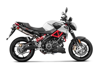 Akrapovic Slip-On Line Titanium Muffler System w/Carbon End Cap for Aprilia Shiver 900 17-20 Akrapovic