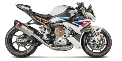 Akrapovic Evolution Line Titanium Exhaust System w/Carbon End Cap for BMW S 1000 R/M 1000 R 21-Up/S 1000 RR/M 1000 RR 19-Up Akrapovic