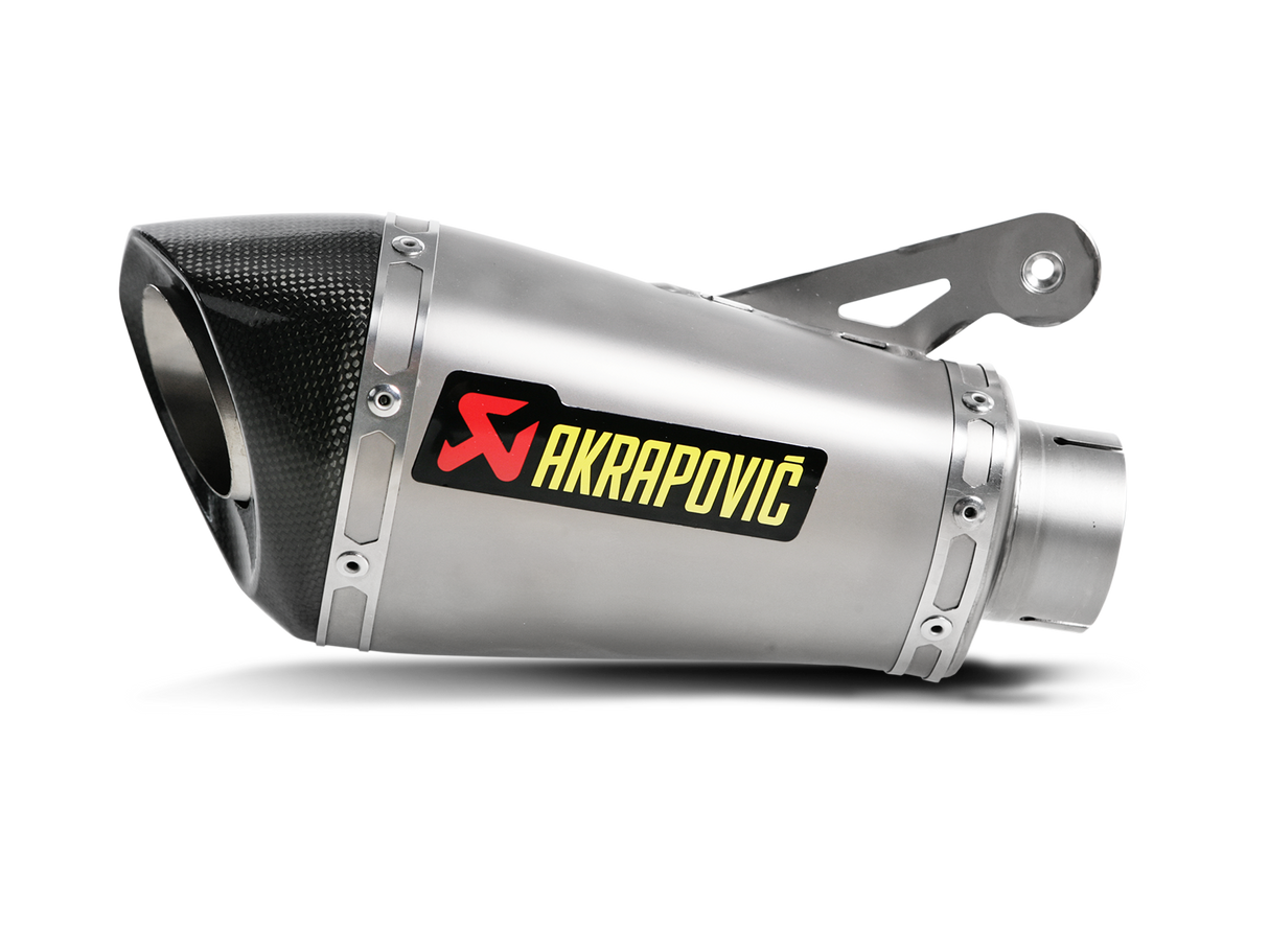 Akrapovic Slip-On Line Titanium Muffler System w/Carbon End Cap for BMW S 1000 R/M 1000 R 14-16/S 1000 RR/M 1000 RR 10-14 Akrapovic