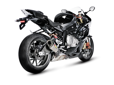 Akrapovic Slip-On Line Titanium Muffler System w/Carbon End Cap for BMW S 1000 R/M 1000 R 14-16/S 1000 RR/M 1000 RR 10-14 Akrapovic