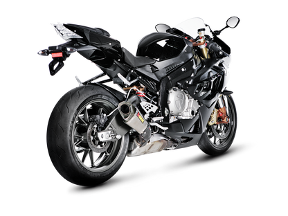 Akrapovic Slip-On Line Titanium Muffler System w/Carbon End Cap for BMW S 1000 R/M 1000 R 14-16/S 1000 RR/M 1000 RR 10-14 Akrapovic