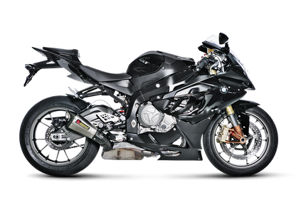 Akrapovic Slip-On Line Titanium Muffler System w/Carbon End Cap for BMW S 1000 R/M 1000 R 14-16/S 1000 RR/M 1000 RR 10-14 Akrapovic