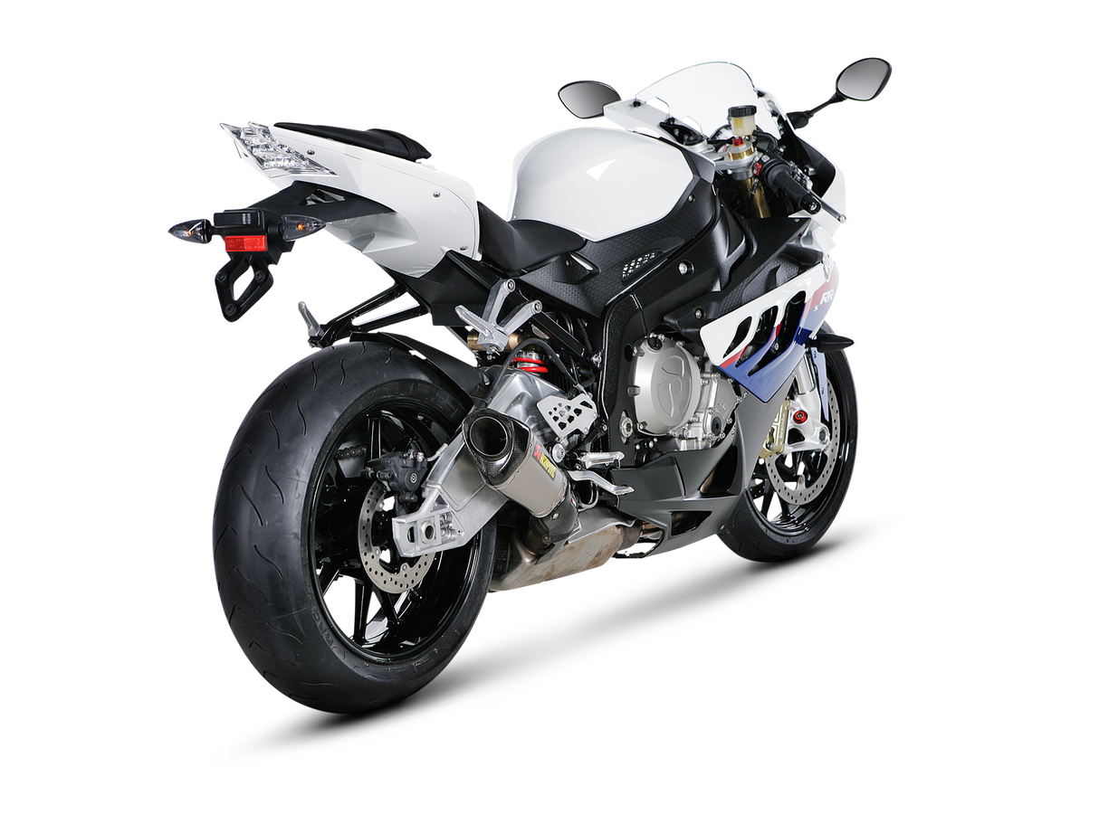 Akrapovic Slip-On Line Titanium Muffler System w/Carbon End Cap for BMW S 1000 R/M 1000 R 14-16/S 1000 RR/M 1000 RR 10-14 Akrapovic