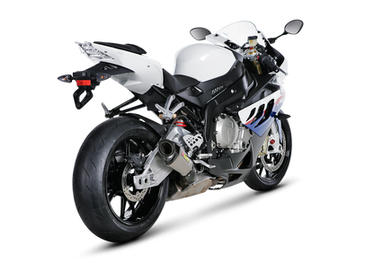 Akrapovic Slip-On Line Titanium Muffler System w/Carbon End Cap for BMW S 1000 R/M 1000 R 14-16/S 1000 RR/M 1000 RR 10-14 Akrapovic