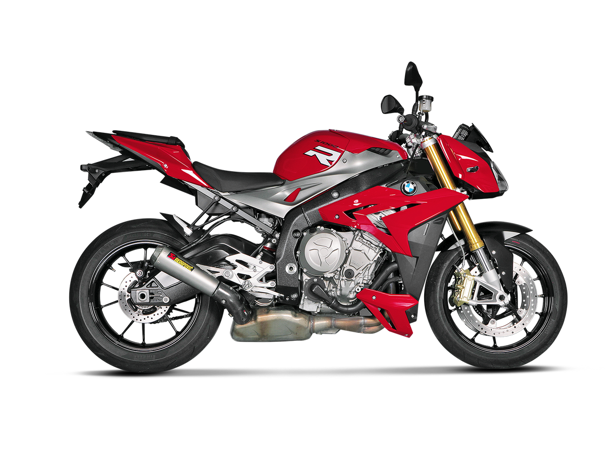Akrapovic Slip-On Line Titanium Muffler System w/Titanium End Cap for BMW S 1000 R/M 1000 R 14-16/S 1000 RR/M 1000 RR 10-14 Akrapovic
