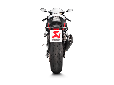 Akrapovic Slip-On Line Black Titanium Muffler System w/Carbon End Cap for BMW S 1000 RR/M 1000 RR 17-18 Akrapovic