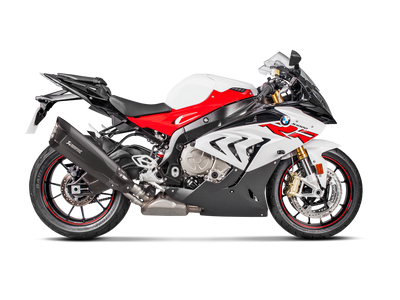 Akrapovic Slip-On Line Black Titanium Muffler System w/Carbon End Cap for BMW S 1000 RR/M 1000 RR 17-18 Akrapovic