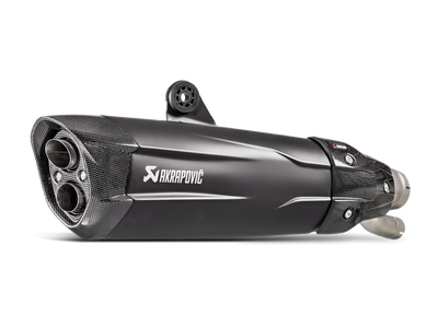 Akrapovic Slip-On Line Black Titanium Muffler System w/Carbon End Cap for BMW S 1000 RR/M 1000 RR 17-18 Akrapovic