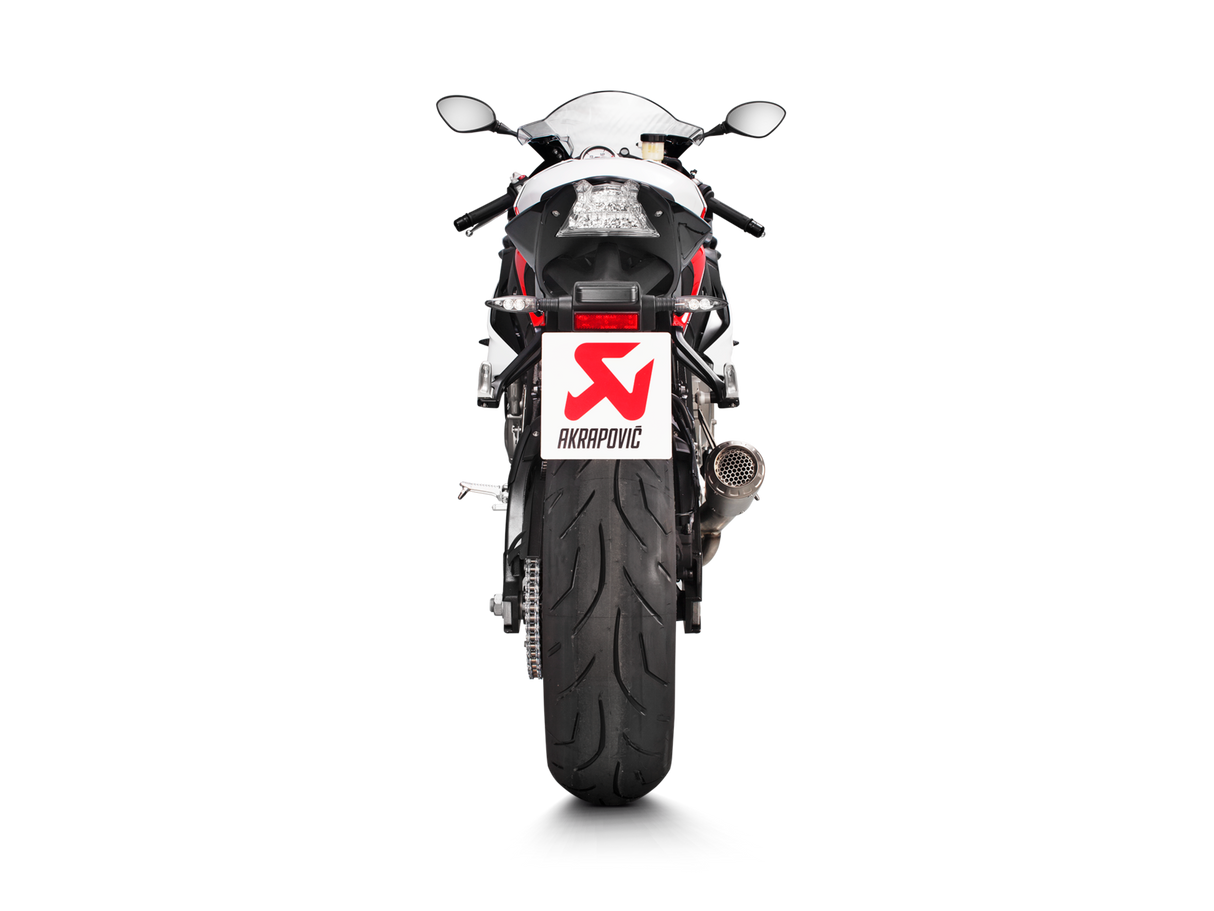 Akrapovic Slip-On Line Titanium Muffler System w/Titanium End Cap for BMW S 1000 RR/M 1000 RR 17-18 Akrapovic