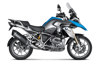 Akrapovic Slip-On Line Black Titanium Muffler System w/Carbon End Cap for BMW R 1200 GS 13-16