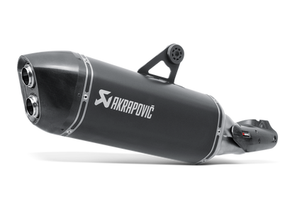 Akrapovic Slip-On Line Black Titanium Muffler System w/Carbon End Cap for BMW R 1200 GS 13-16