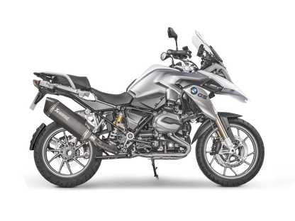 Akrapovic Slip-On Line Black Titanium Muffler System w/Carbon End Cap for BMW R 1200 GS 13-18 Akrapovic