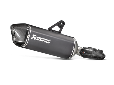 Akrapovic Slip-On Line Black Titanium Muffler System w/Carbon End Cap for BMW R 1200 GS 13-18 Akrapovic
