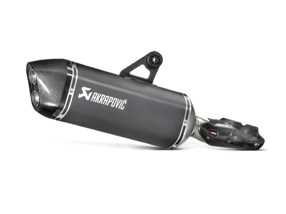Akrapovic Slip-On Line Black Titanium Muffler System w/Carbon End Cap for BMW R 1200 GS 13-18 Akrapovic