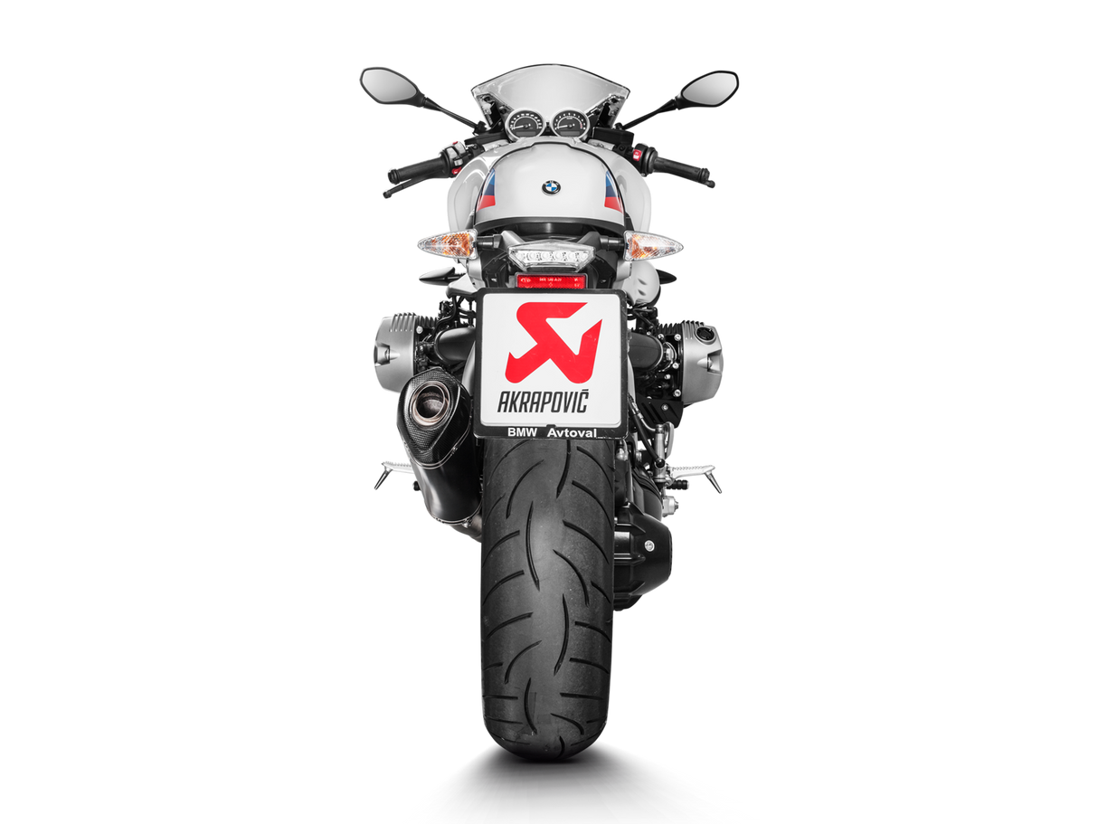 Akrapovic Slip-On Line Black Titanium Muffler System w/Carbon End Cap for BMW R NineT 14-23/R NineT Racer 17-23 Akrapovic