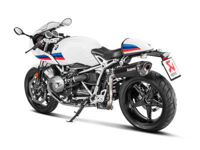 Akrapovic Slip-On Line Black Titanium Muffler System w/Carbon End Cap for BMW R NineT 14-23/R NineT Racer 17-23 Akrapovic