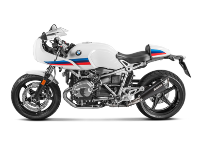 Akrapovic Slip-On Line Black Titanium Muffler System w/Carbon End Cap for BMW R NineT 14-23/R NineT Racer 17-23 Akrapovic