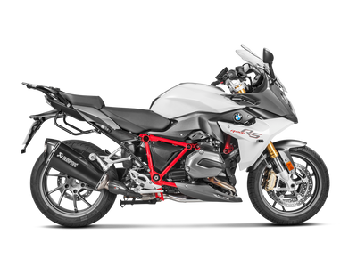 Akrapovic Slip-On Line Black Titanium Muffler System w/Carbon End Cap for BMW R 1200 R 15-18