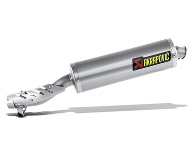 Akrapovic Slip-On Line Titanium Muffler System w/Titanium End Cap for BMW R 1200 GS/R 1200 GS Adventure 04-09