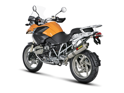 Akrapovic Slip-On Line Titanium Muffler System w/Titanium End Cap for BMW R 1200 GS/R 1200 GS Adventure 04-09