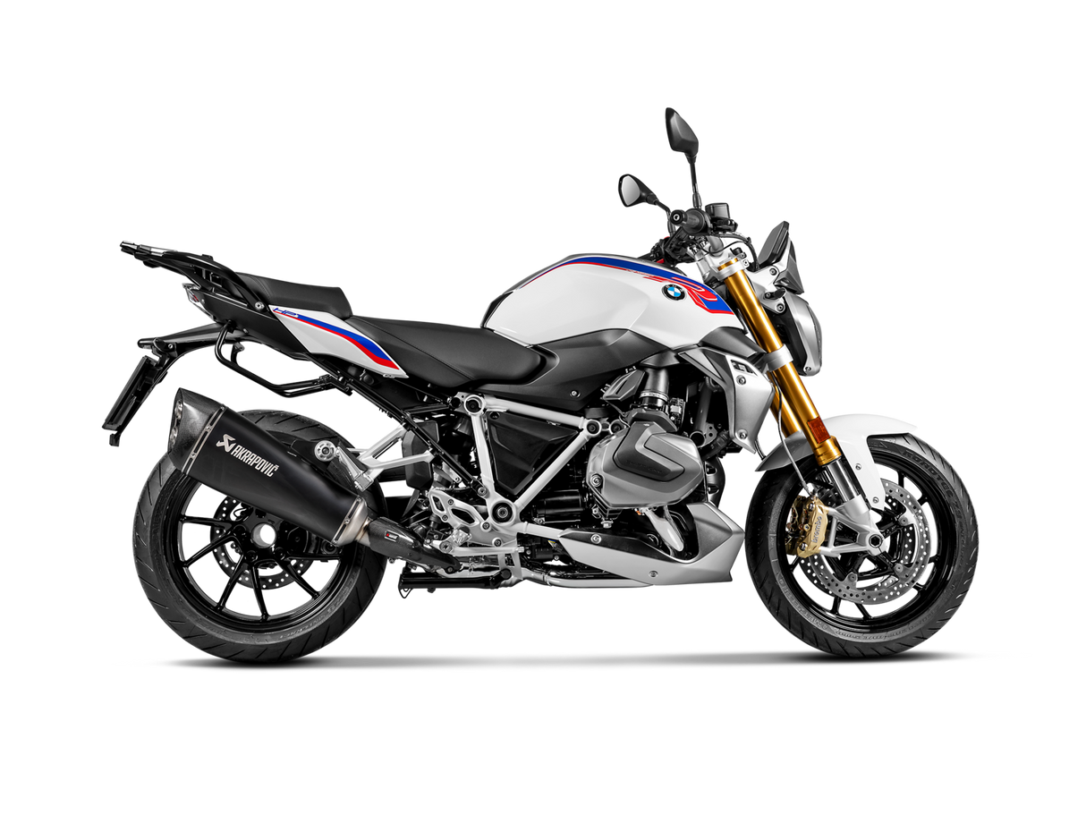 Akrapovic Slip-On Line Black Titanium Muffler System w/Carbon End Cap for BMW R 1250 RT 19-Up Akrapovic