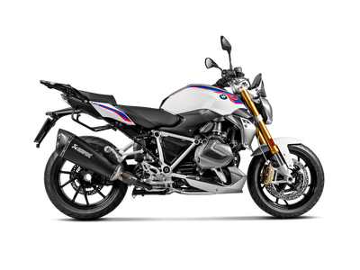 Akrapovic Slip-On Line Black Titanium Muffler System w/Carbon End Cap for BMW R 1250 RT 19-Up Akrapovic