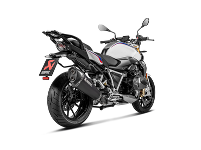 Akrapovic Slip-On Line Black Titanium Muffler System w/Carbon End Cap for BMW R 1250 RT 19-Up Akrapovic