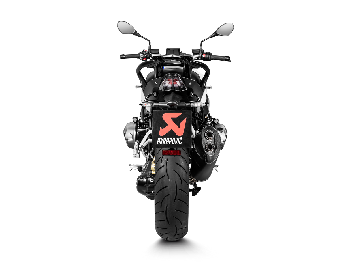 Akrapovic Slip-On Line Black Titanium Muffler System w/Carbon End Cap for BMW R 1250 RT 19-Up Akrapovic