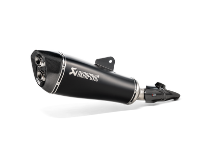 Akrapovic Slip-On Line Black Titanium Muffler System w/Carbon End Cap for BMW R 1250 RT 19-Up Akrapovic