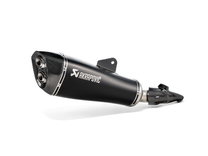 Akrapovic Slip-On Line Black Titanium Muffler System w/Carbon End Cap for BMW R 1250 RT 19-Up Akrapovic