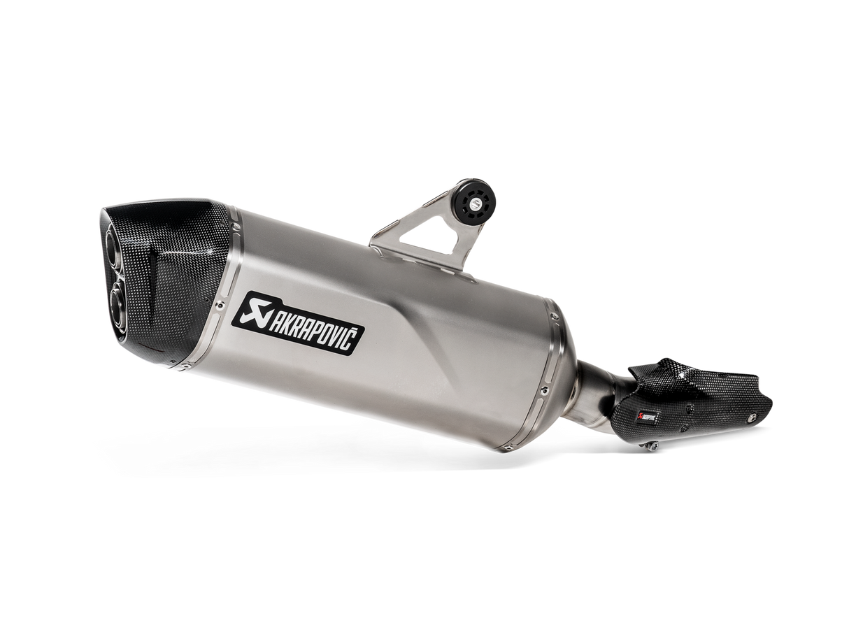 Akrapovic Slip-On Line Titanium Muffler System w/Carbon End Cap for BMW R 1250 GS/R 1250 GS Adventure 19-23 Akrapovic